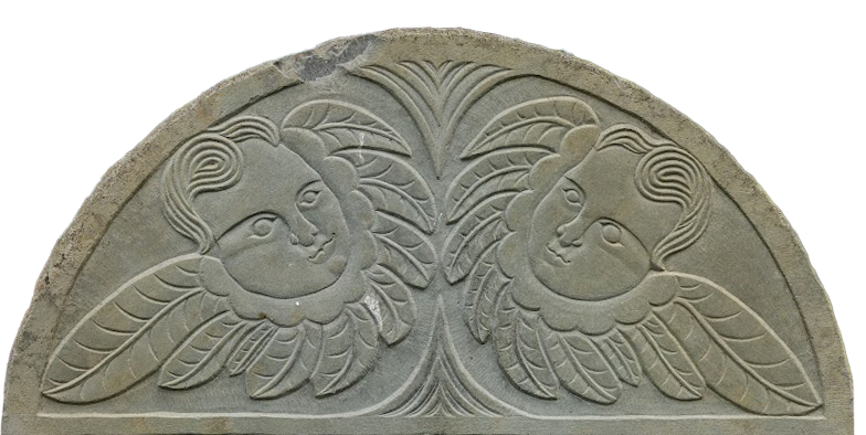 Feature on Cumner columbarium, Cohasset Central Cemetery