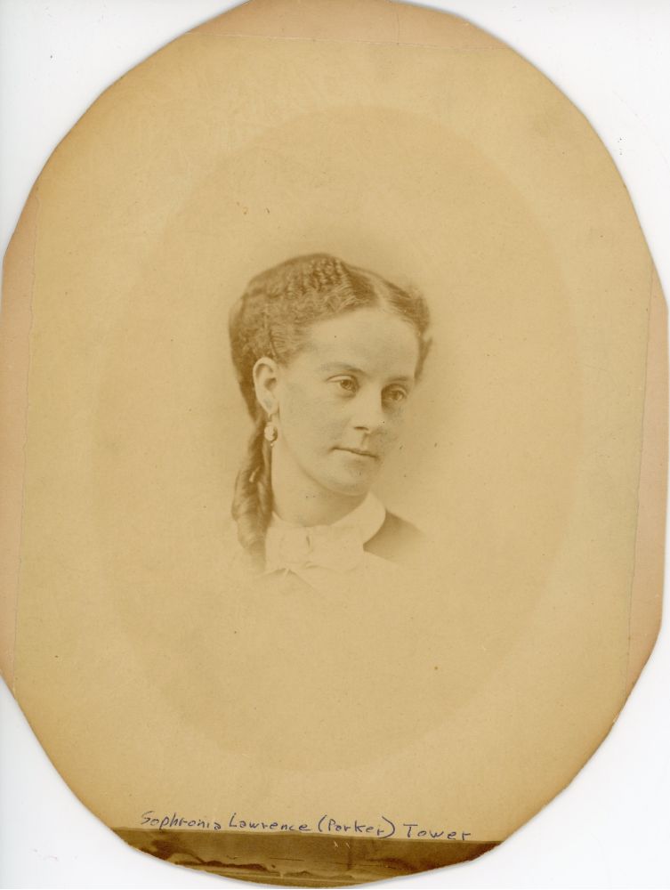 Tower's wife Sophronia Lawrence (Parker) Tower