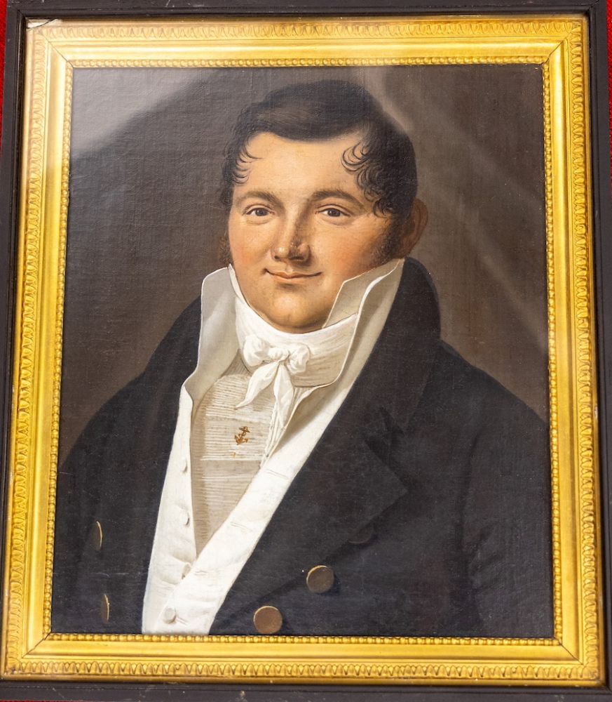 Stoddard Portrait by Charles Delin, Amsterdam during a voyage