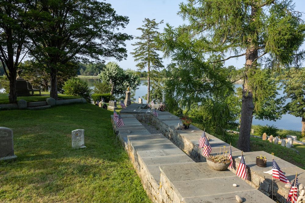 View of Tower Columbarium viewing harbor
