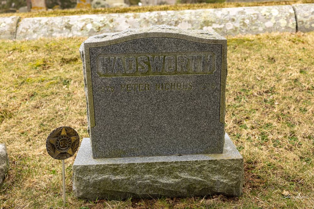David Wadsworth gravestone