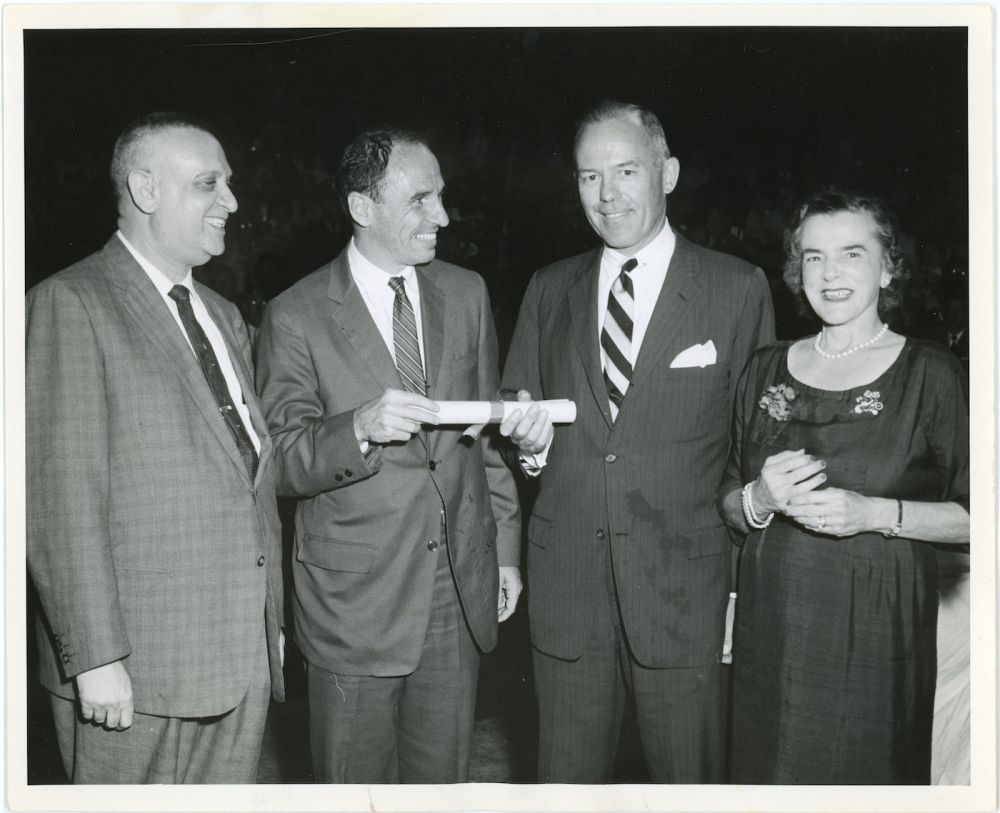 Helen Howes Vosoff with South Shore Music Circus Board members