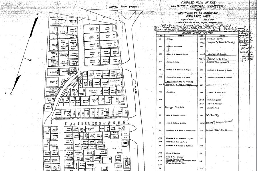 Plot Plan 1961 partial