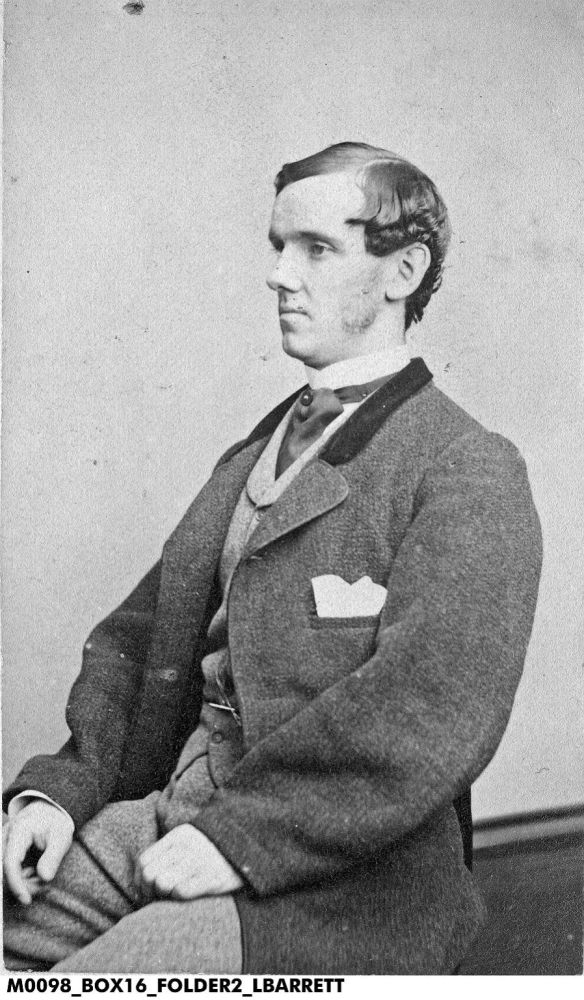 An early photo of Lawrence Barrett.