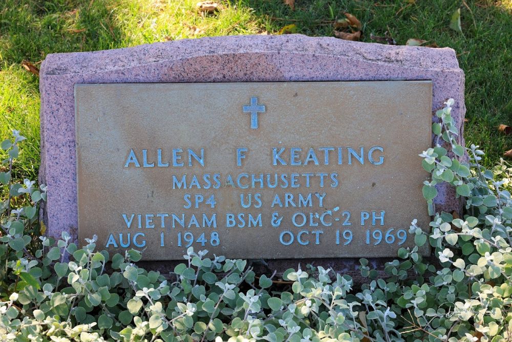 Allen Keating gravestone