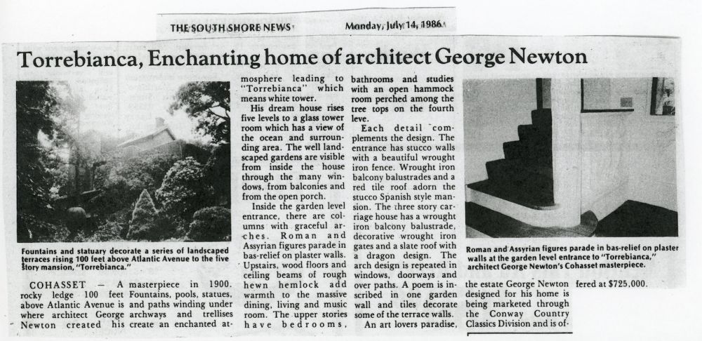 South Shore News 7-14-86 article