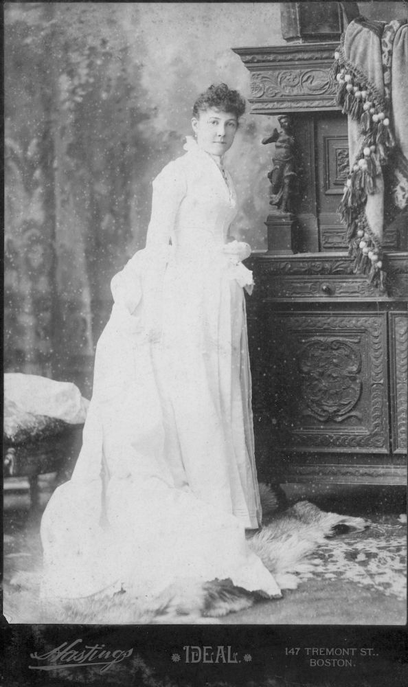 Nichols' wife Ella Gertrude Tower at their 1888 wedding