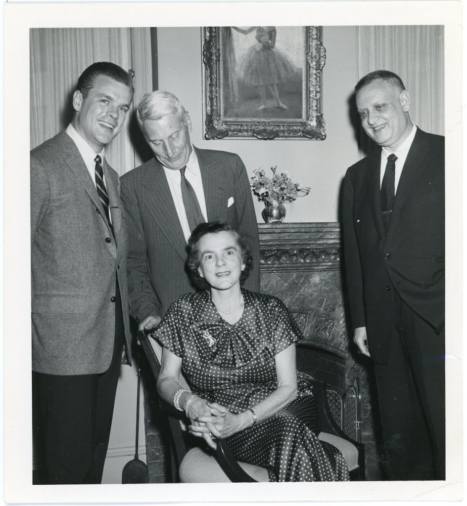 Helen with husband John Vosoff at Boston Home May 1957