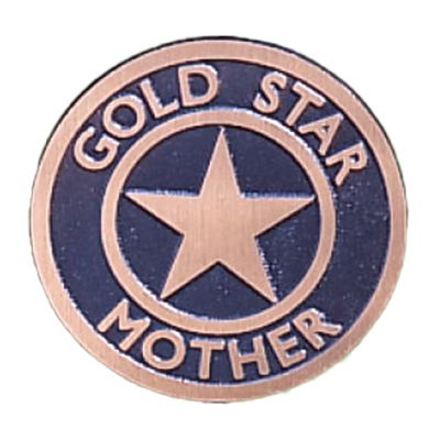 GOLD STAR MOTHER medallion