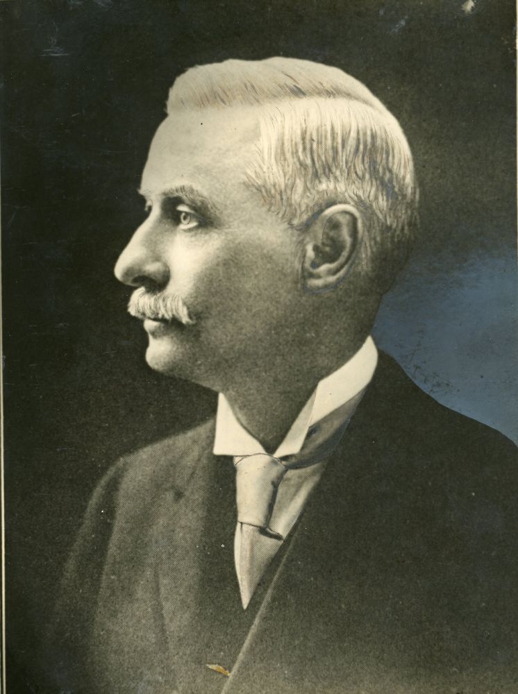 The first president of the Cohasset Historical Society, Dr. Oliver Hunt Howe