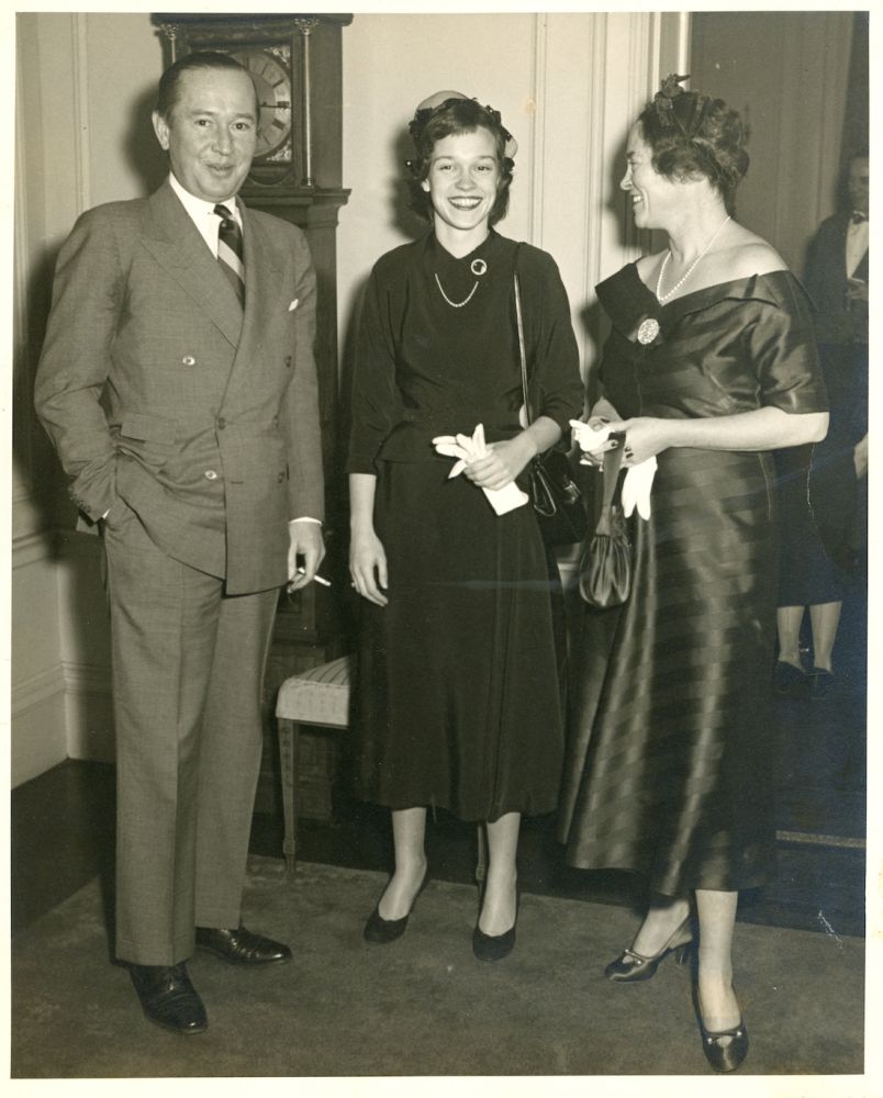 William Cox and Jesse Bancroft Cox with daughter Jane (in center).