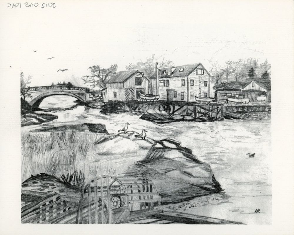 Howard Reid - Mill River Bridge, Cohasset