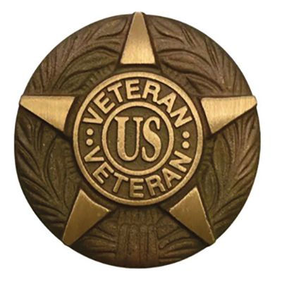 U.S. VETERAN medallion