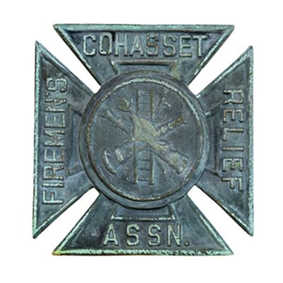 COHASSET FIREMEN’S RELIEF ASSOCIATION medallion