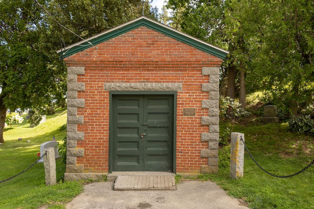 Front view of the Receiving Shed/Caretaker’s Building