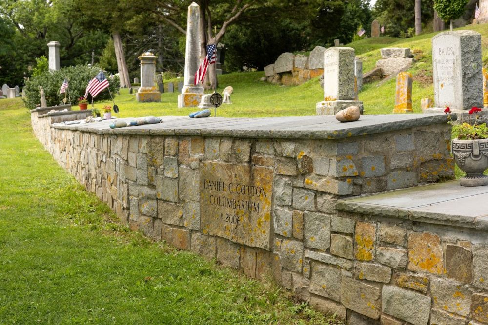 A close up view of the Cotton Columbarium