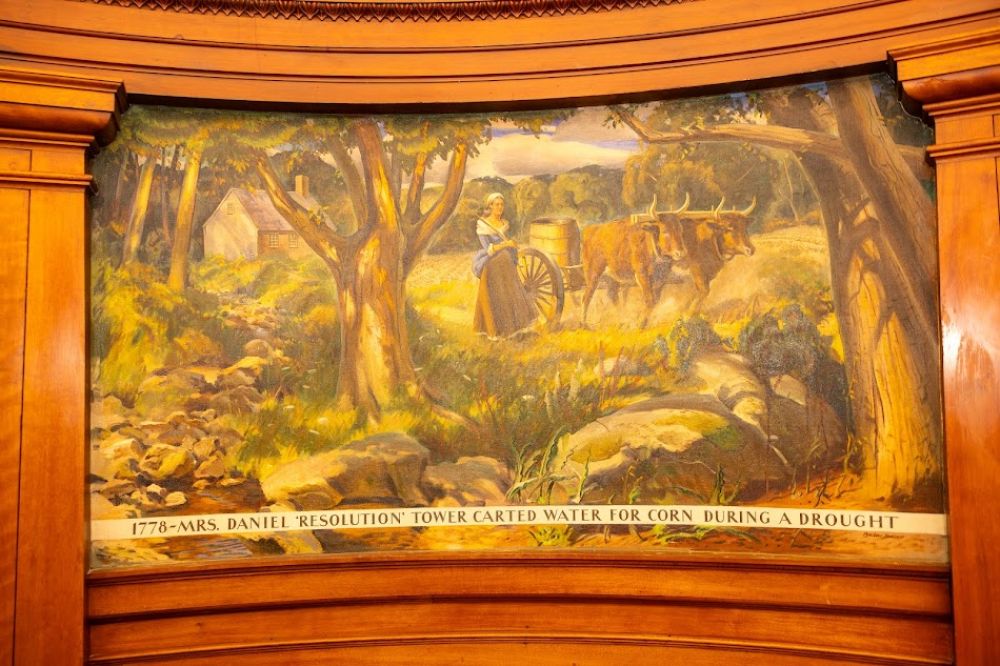 Mural at Cohasset HIstorical Society