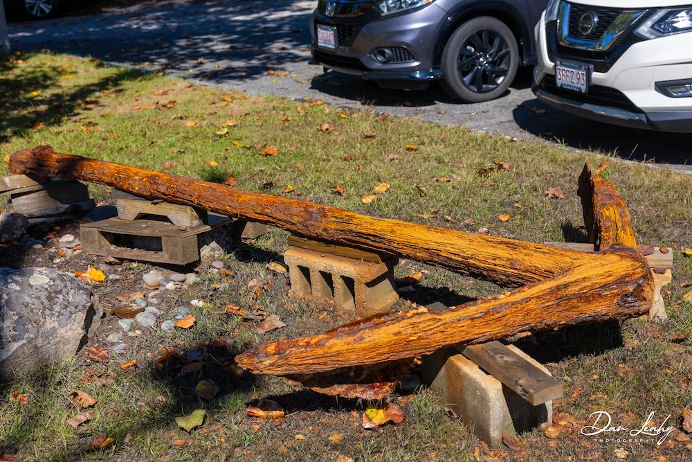 Newly discovered and retrieved anchor from the Brig St. John