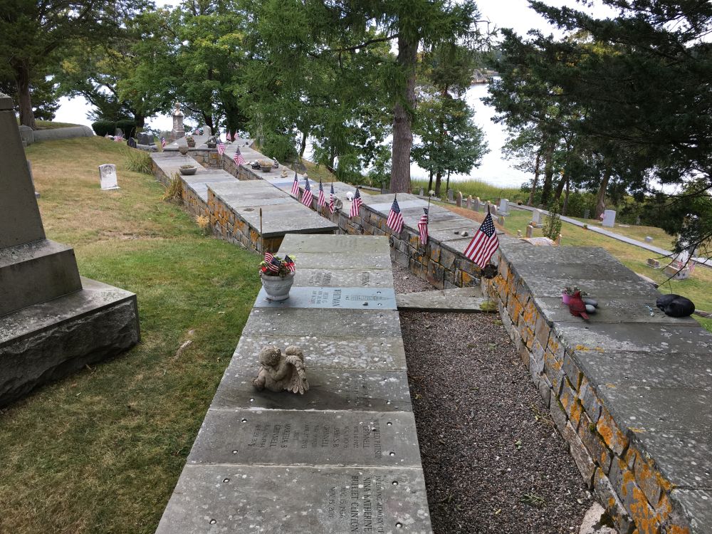 Tower columbarium before cleaning