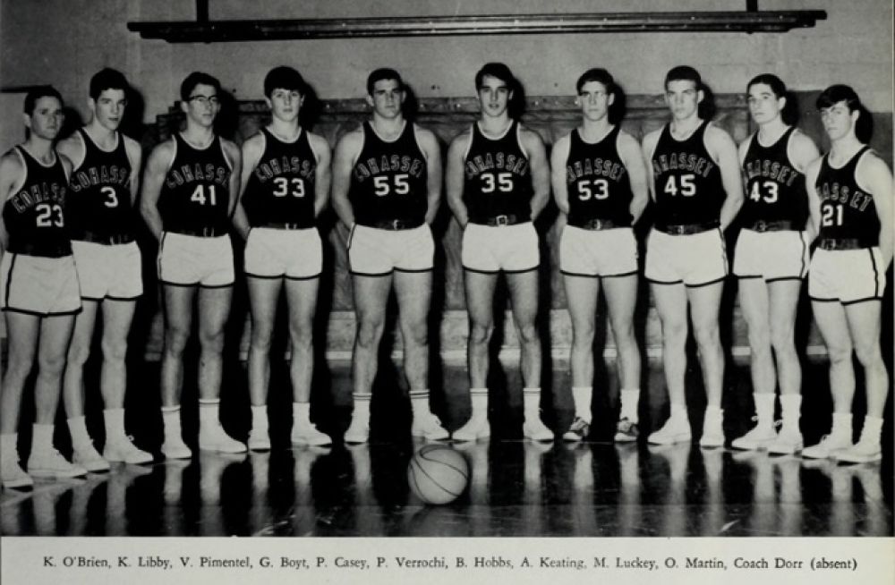 47 Allen Keating - Cohasset HS basketball