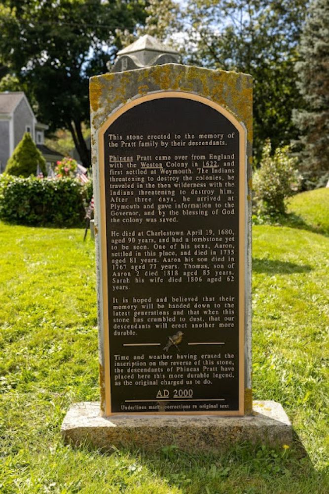 Pratt family gravestone - 2000